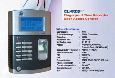 CL-928S Fingerprint Time Attendance