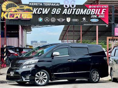 Toyota VELLFIRE 2.4 Z PLATINUM 3 YRS WARRANTY