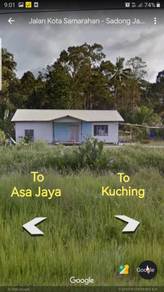 Land for Sale - Agriculture land at Asajaya main road side