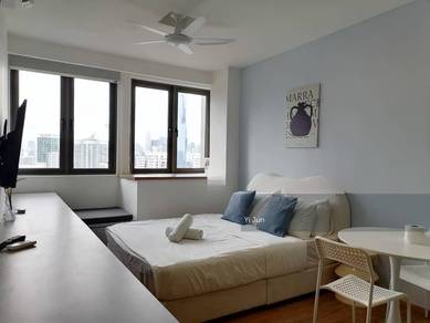 Riveria City, Studio Free High Speed WIFI, TV  @BrickField, KL Sentral