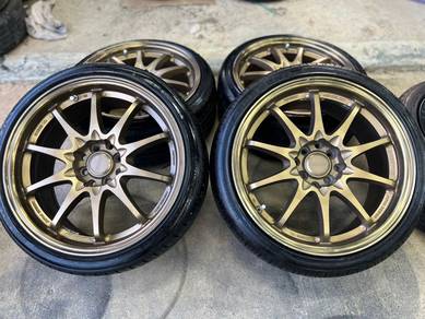 Sport rim second 17 Ce28 siap tayar myvi jazz waja