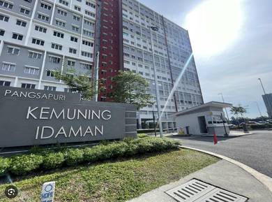 【Full Loan🔥】Pangsapuri Kemuning Idaman Shah Alam 750sqft