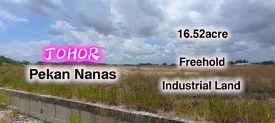 Johor Pekan Nanas 16.52acre Freehold Light & Medium Industrial Land