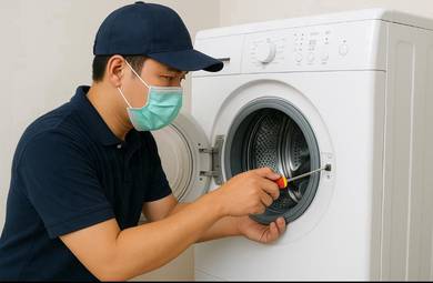 Repair MESIN BASUH Peti sejuk Ais SERVICE AIRCOND