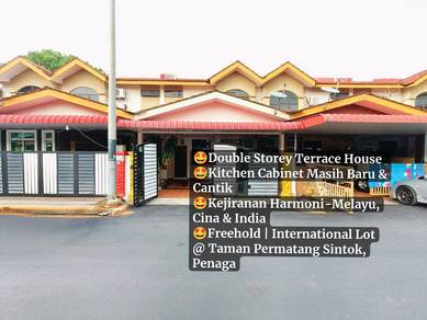 [Taman Permatang Sintok] Double Storey Terrace New Kitchen Cabinet💥😱