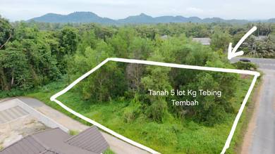 Tanah 5 Lot, Kg Tebing Tembah, Paka (Tepi Jalan Utama)