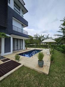 Corner 3 Storey Lakeview Sera Twin Villa With Pool, Putrajaya