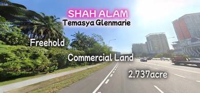 Shah Alam 2.7acre Temasya Glenmarie SeksyenU1 Freehold Commercial Land