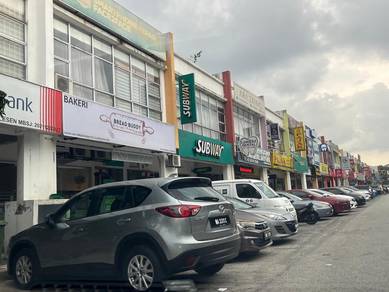 Puj3 shoplot EndLot 2storey 22x75, puncak jalil,