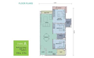 Freehold - RESIDENSI PLATINUM TERATAI, SETAPAK, KUALA LUMPUR