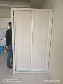 4x7ft Sliding Door Almari Baju Wardrobe Rack