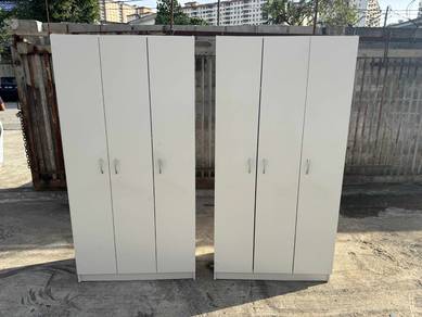 3x6ft 3 Door Wardrobe Almari Baju Cupboard Rack