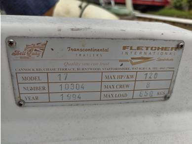 1994 Fletcher Sportsboat 17 with Yamaha 40HP 🚤