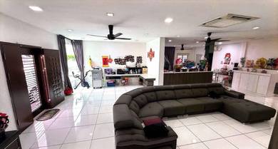 bestari indah corner double storey terrace house ulu tiram renovated