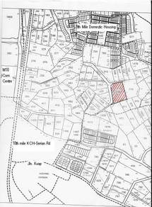 3.08 acres at 9.5 miles, Jalan Penrissen, Kuching.