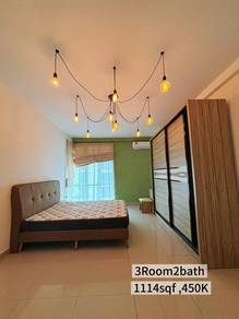 Permas Jaya | D'ambience Apartment 3 Bilik Tidur | 1114sqft