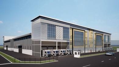 Eco Business Park V Corner 3-Sty Semi-D Factory 1.072 acres For Sale