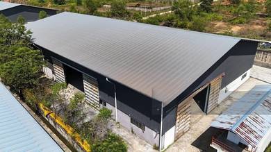 1 acre free warehouse for sale kuang sungai buloh selangor