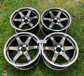 Rays te37 SL 17 5x114 9j 22 9.5j 12 japan