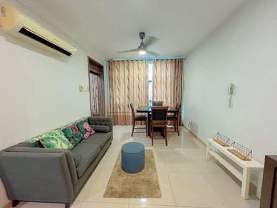 Partly Furnish Dual Key Unit Vista Alam Service Apartment Near Avisena