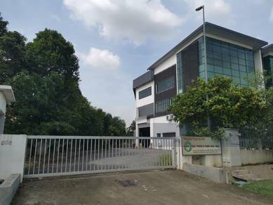 Corner 3-Storey Semi-D Factory For Sale, Sekysen 33 Bukit Kemuning