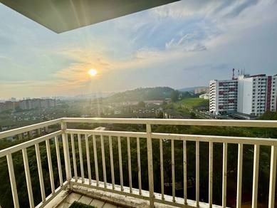 FACiNG OPEN 🔥 HUGE 1272 SQFT🔥 Platinum Hill PV5 Taman melati Setapak