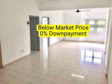 ROI 5.7% 100% LOAN Fortune Court Apartment Kepong Baru Taman Usahawan