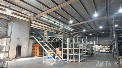 Warehouse For Rent Pandamaran Pelabuhan Klang with CF , 200amp