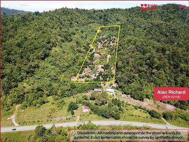 Kimanis Land | Road Frontage | Kimanis Keningau Road | Fruit Tree Land