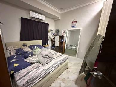 Skudai Tun Aminah Low Cost Single Storey House For Sale Fully furnish