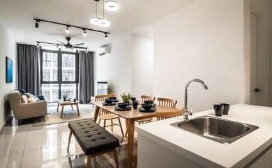 3R2B Condo Baru Freehold!!【Dkt KTM & MRT】100% Loan & Fully Furnish!!