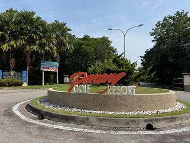 PENANG GOLF RESORT PGR2 BUNGALOW LAND 1ST GRADE 8048FT2 Nr BERTAM TOWN