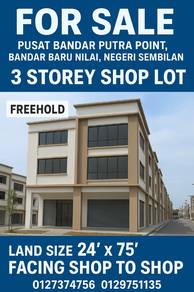 Bandar Baru Nilai   3-Storey  Shoplot  For Sale