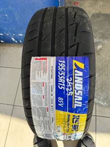 Tayar baru 195/55/15 landsail rs009 tahun 25