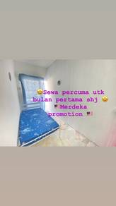 Limited free rental offer.room with private belco.5min walk to LRT&MRT