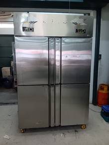 Used-4 Door Upright Chiller/Freezer-Piping System