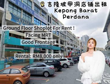 Good Frontage Kepong Ground Floor Shoplot available for rent !