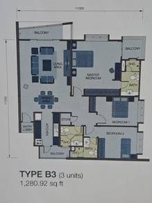 RIVERIA BAY APARTMENT @ Tiya Vista / Riveria, Samarahan