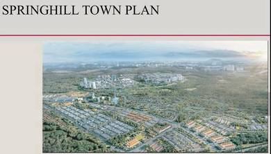 Bandar Springhill Sendayan Industrial land for Sale Good accessibility