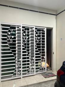 grill sliding door 3 panel