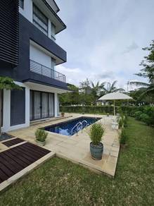 Corner 3 Storey Lakeview Sera Twin Villa With Pool, Presint 8, Putraja