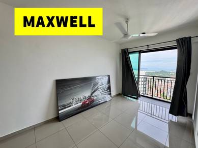 TreeO Condo TOP FLOOR PARTIALLY RENO FURNISHED CITY VIEW Sungai Ara