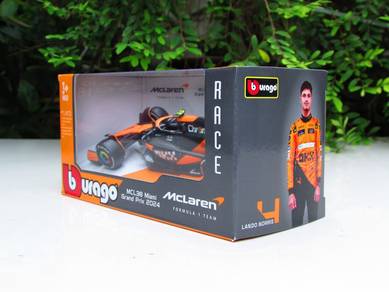 Bburago 1-43 MCLAREN MCL38 MIAMI FORMULA F1 24 # 4