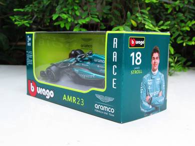 Bburago 1-43 23 Aston Martin Aramco AMR23 F1 # 81