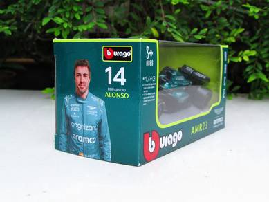Bburago 1-43 23 Aston Martin Aramco AMR23 F1 # 14