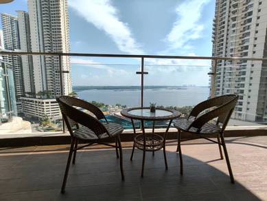 Seaview Amberside Country Garden 3Bed 3Bath Full Furnish @ Danga Bay