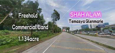 Shah Alam Kawasan Temasya Glenmarie 1.134acre Freehold Commercial Land