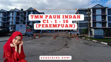 Bilik Sewa Murah Wanita Tama Pauh Indah.