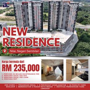 FREEHOLD Apartment MURAH Hampir Siap di NILAI