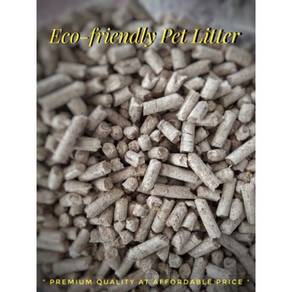 Bedding Cat Litter Wood Pellet utk arnab, kucing